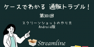 スクリーンショットのやり方 Android版